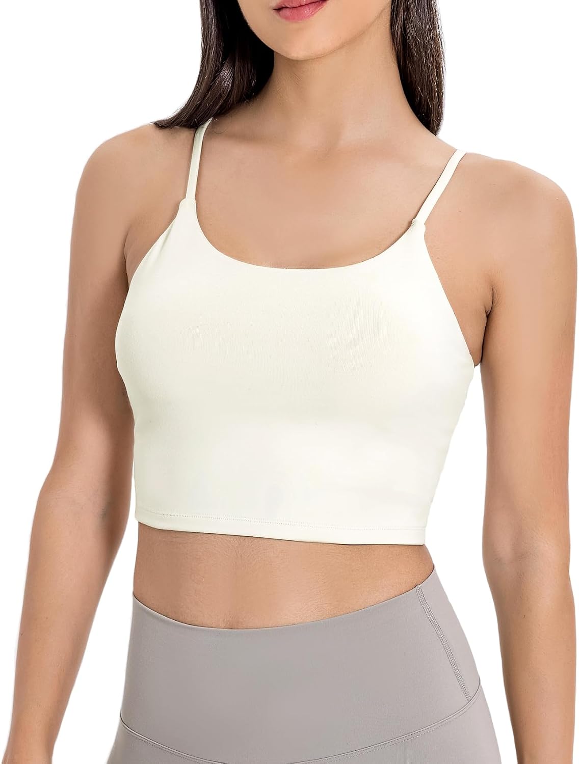 Lemedy Women Padded Sports Bra Yoga Tank Top
