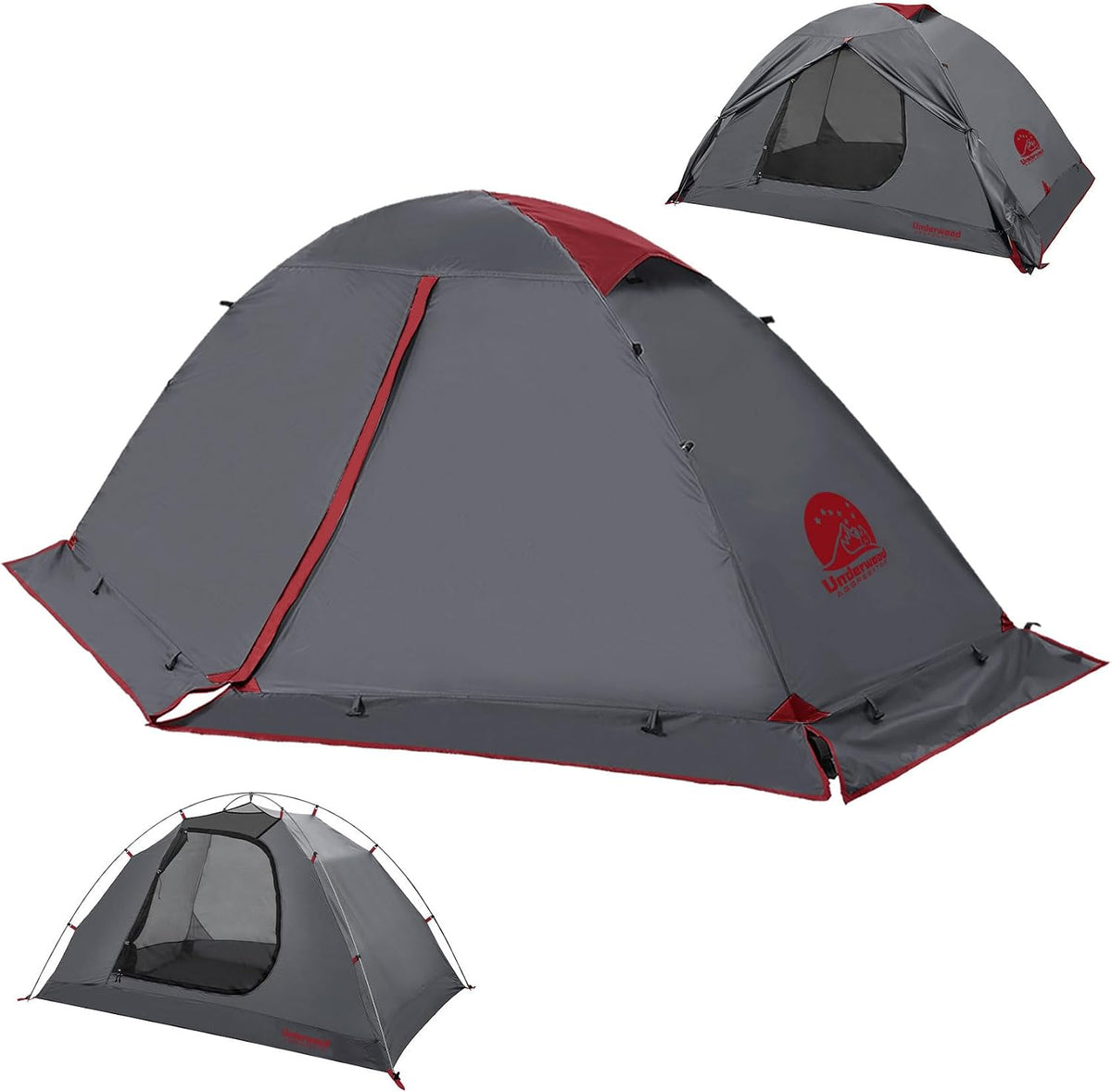 1/2 Person 4 Season Backpacking Tent, Lightweight Waterproof Winter Tent