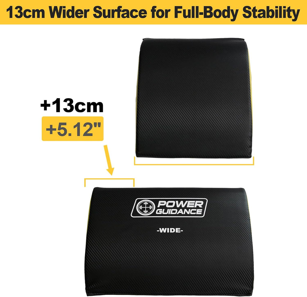 POWER GUIDANCE Ab Exercise Mat - Sit Up Pad - Abdominal & Core Trainer Mat for Full Range of Motion Ab Workouts