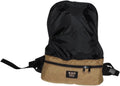 BAGS USA Backpack/Fanny Pack Convertible.top Portion Folds Inside,2-in-1 Expandable Waist Backpack