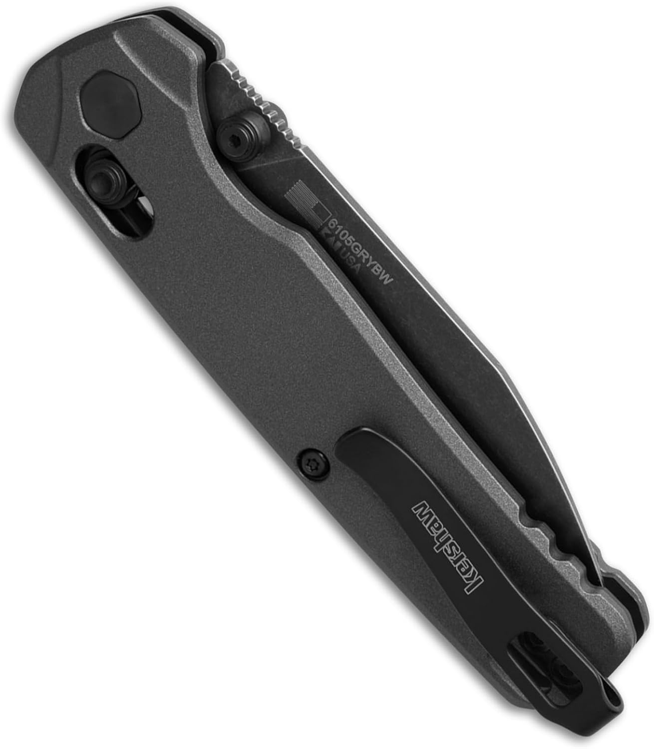 Kershaw Bel Air Pocket Knife, Made in The USA, 3.1 inch CPM MagnaCut Steel Blade, EDC Design, Duralock Locking Mechanism, Manual Folder, Pocketclip