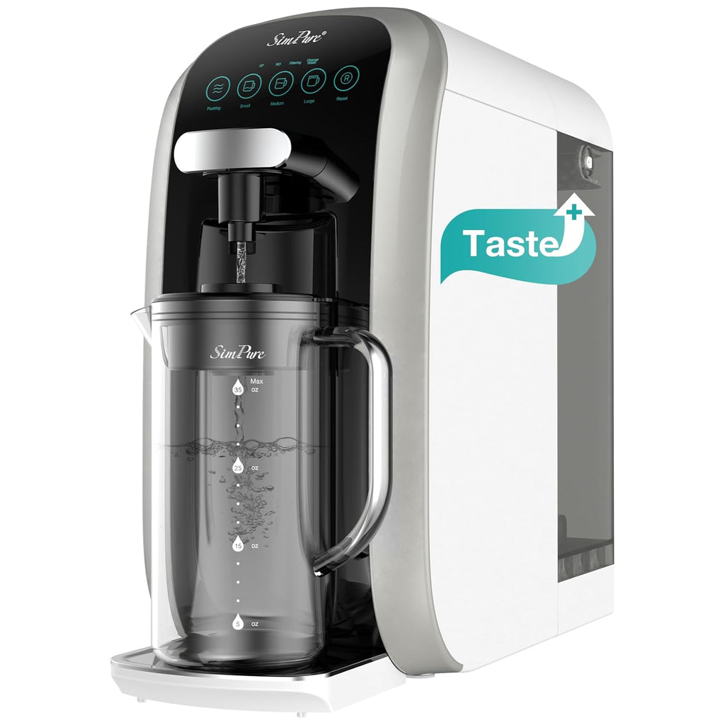 SimPure Y7T-C Countertop Reverse Osmosis Water Filter, 5 Stage RO