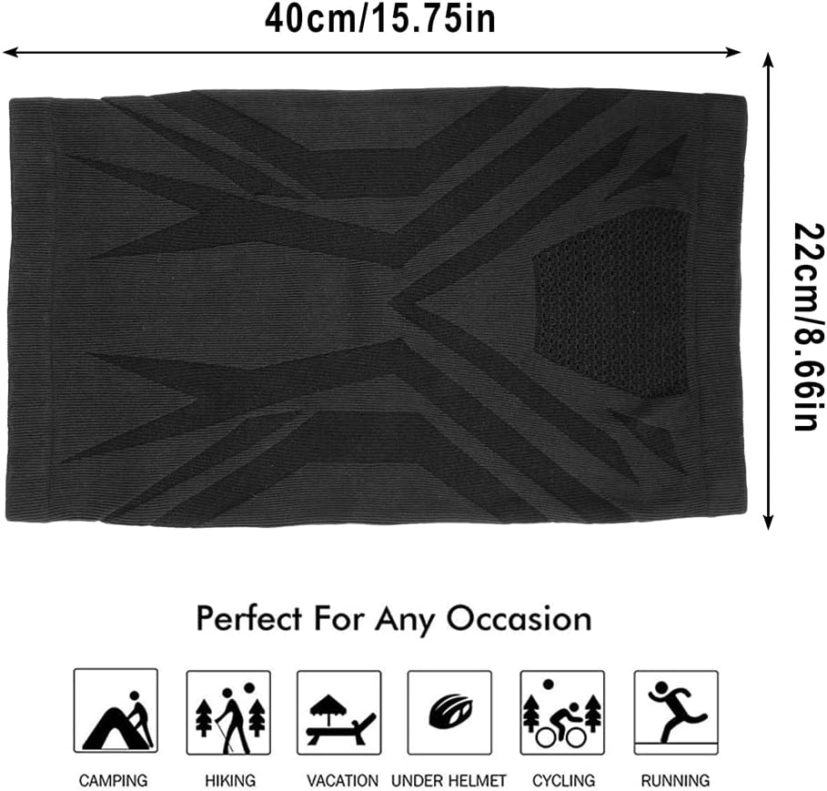 WTACTFUL 1-2 Pack Winter Neck Gaiter Neck Warmer Ski Mask for Men Women