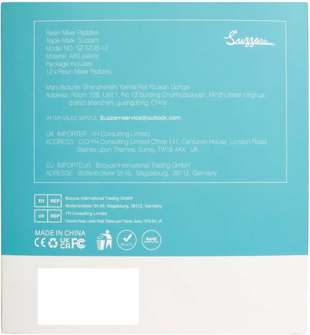 Suzzam Resin Mixer Paddles