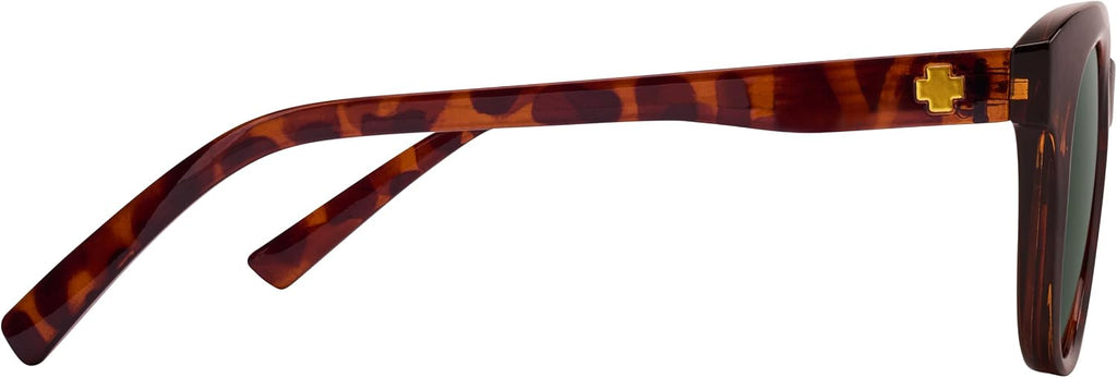 Spy Optic Boundless, Round Cat-Eye Sunglasses, Color and Contrast Enhancing Lenses