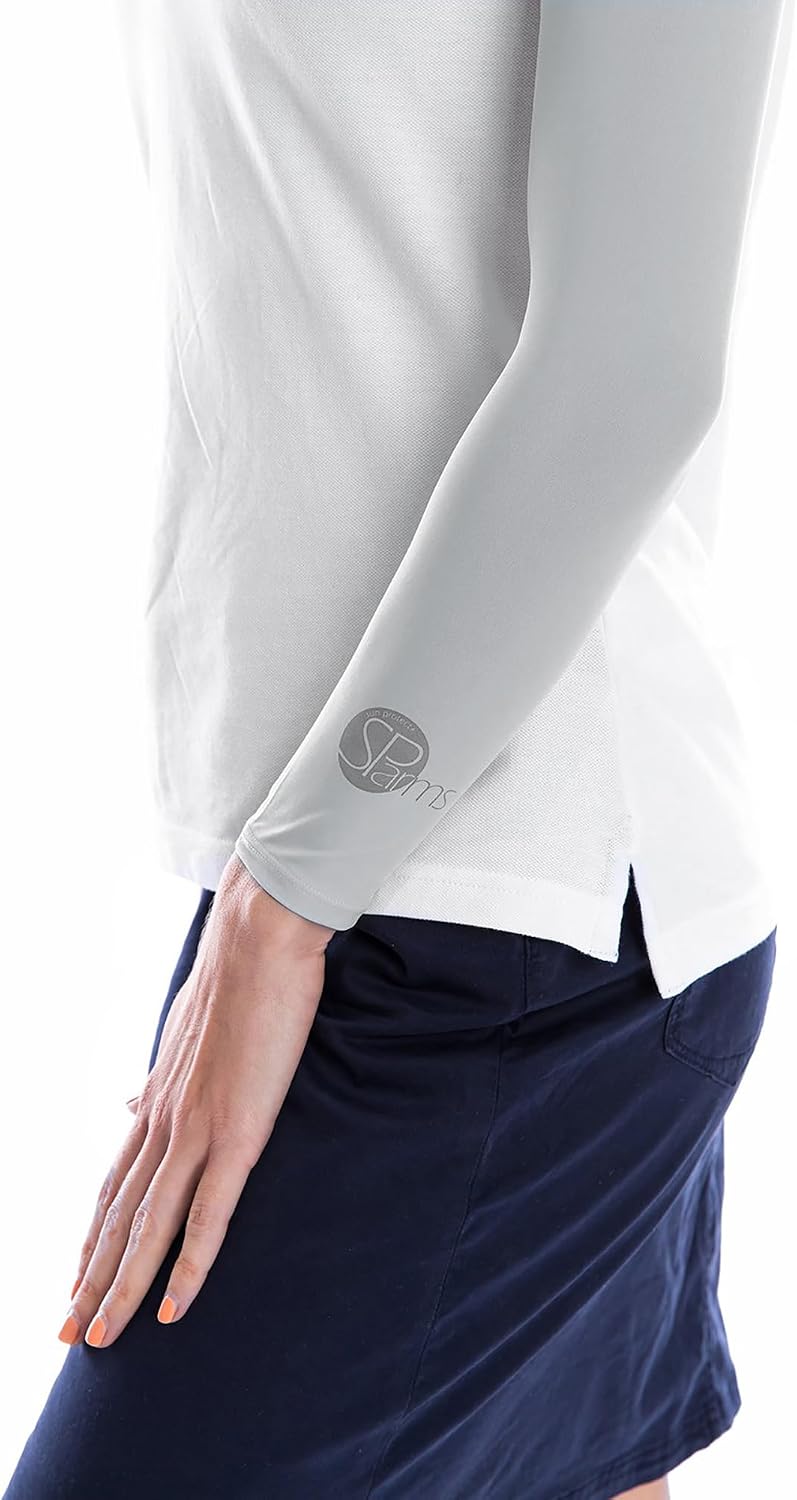 SParms Premium Sun Protection Arm Sleeves for Men and Women | Lightweight, Breathable Compression Arm Sleeves