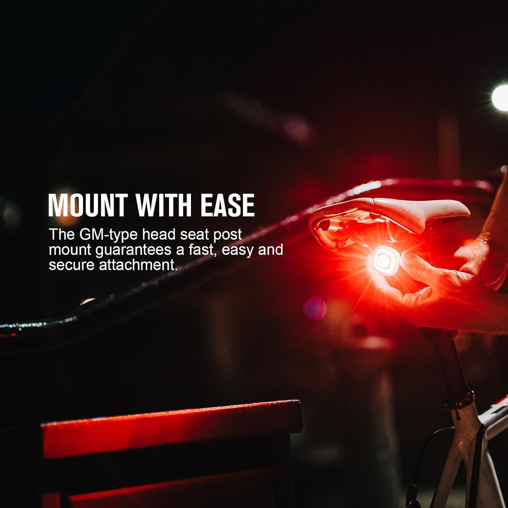 OLIGHT RN 120 C Bike Lights, 120 Lumens Tail Light 260 Degree Visibility, 1500m Viewable Range, USB Rechargeable Bike Break Light, IPX6 Waterproof, Road and Urban Cyclists