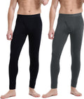 BAMBOO COOL Men's Thermal Underwear Lightweight Fleece Lined