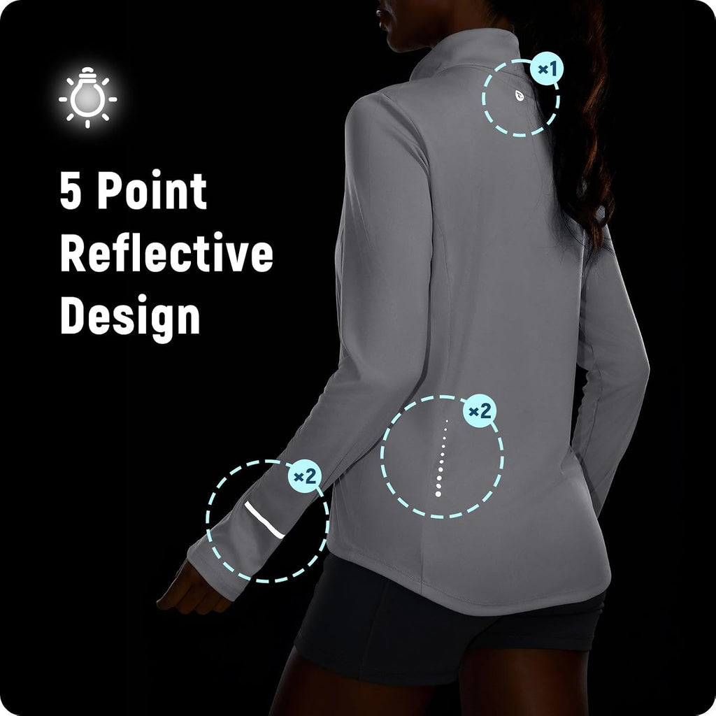 baleaf Women's Sun Shirt Lightweight Jacket Running Long Sleeve