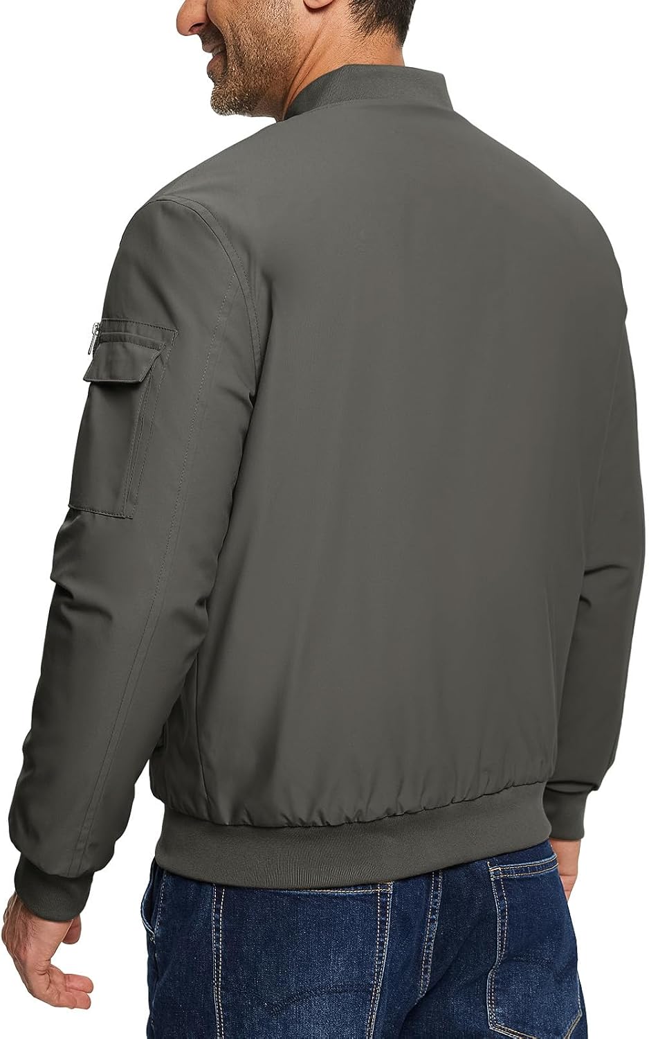TBMPOY Men's Winter Bomber Jacket Fall Casual Windbreaker Softshell Jackets