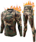 Mens Thermal Underwear Long Johns Set Cold Weather Hunting Base Layer