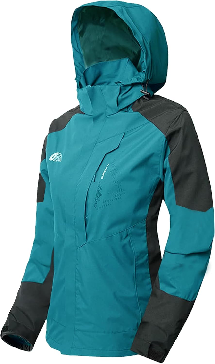 Women's Rain Jackets Waterproof with Hood Lightweight Rain Suit for Women Ladies Rain Coats Outdoor Windbreaker
