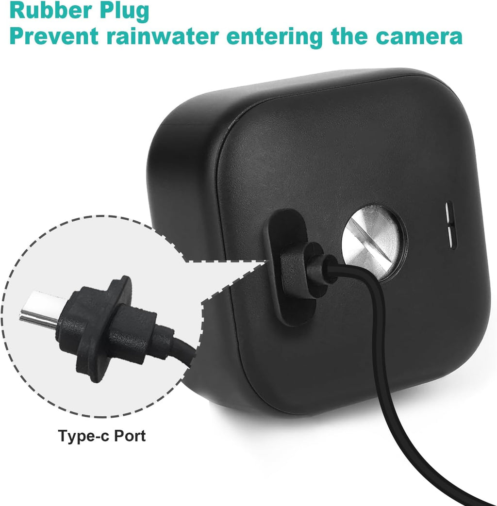 Solar Panel for Blink Camera, Solar Panel 4W Compatible with Blink Outdoor 4 (4th Gen) Camera, Solar Charger for Camera Outdoor with 13.12Ft Outdoor Power Cable, Adjustable Mount, IP65 Waterproof