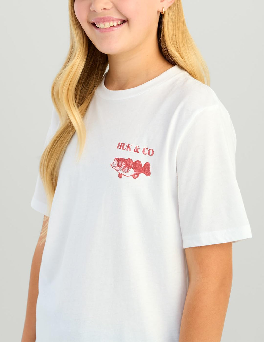 HUK - Kid's Performance Fishing Graphic Tee, Short Sleeve T-Shirt for Kids