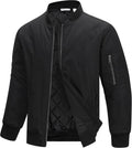 33,000ft Men's Bomber Jacket Lightweight Zip Up Waterproof Windbreaker