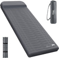 HiiPeak Memory Sleeping Pad, Compact 3" Thick Foam Sleeping Mats with Pillow, 9.5 R-Value Insulated Camping Mattress Pad, Easy Inflate & Deflate, Inflatable Sleep Mat for Backpacking Hiking Car Tent