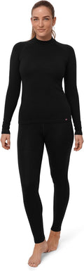 DANISH ENDURANCE Merino Wool Base Layers Women, Extreme Warm Set