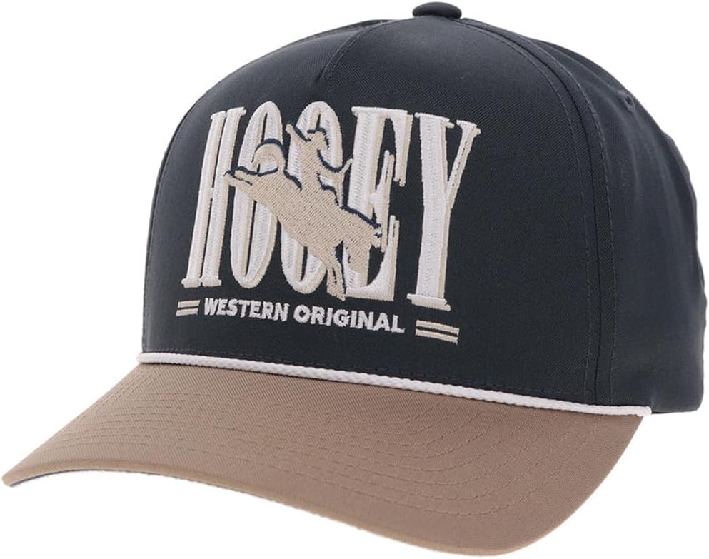 HOOEY Wild Ride Adjustable Snapback Rope Hat