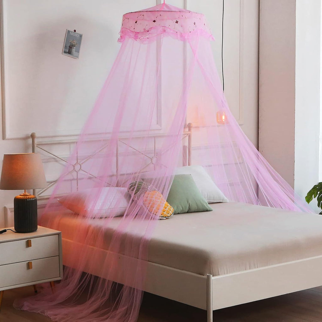 Bed Canopy Curtains Mosquito Net Bed Canopy for Full Queen King Size Bed