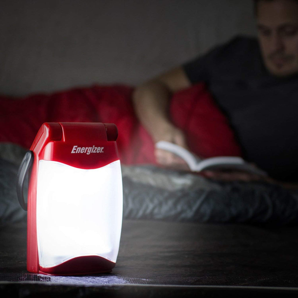Energizer Folding LED Camping Lantern, IPX4 Water Resistant Lanterns for Camping, Fishing, Outdoors, Power Outage, Compact and Portable Tent Lights