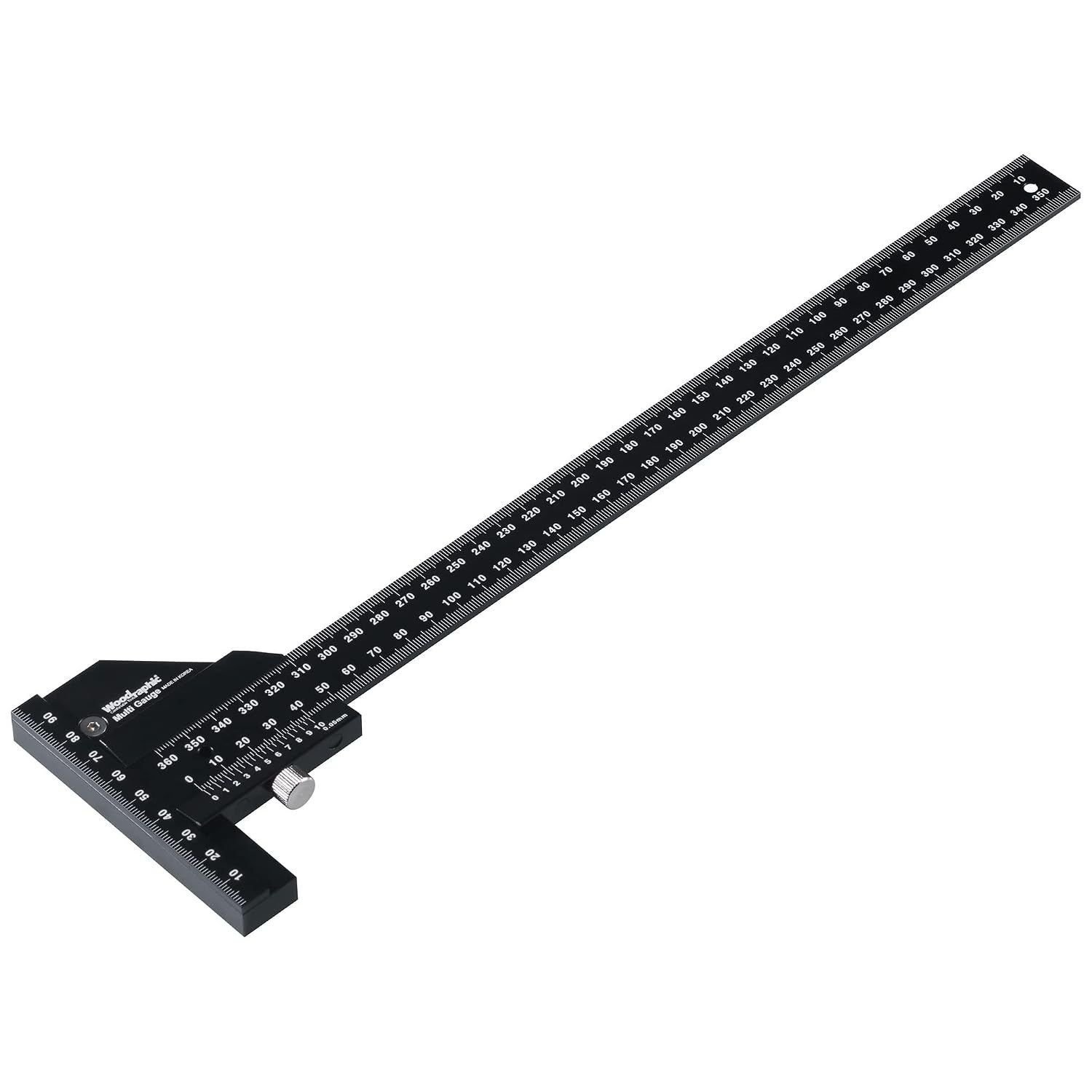 Scriber Gauge 300mm – CNC Metric Measuring Ruler, Marking Gauge, Layout Square, Woodworking Thickness Tool for Joinery, Cabinetry, DIY and Furniture Making (New Version)
