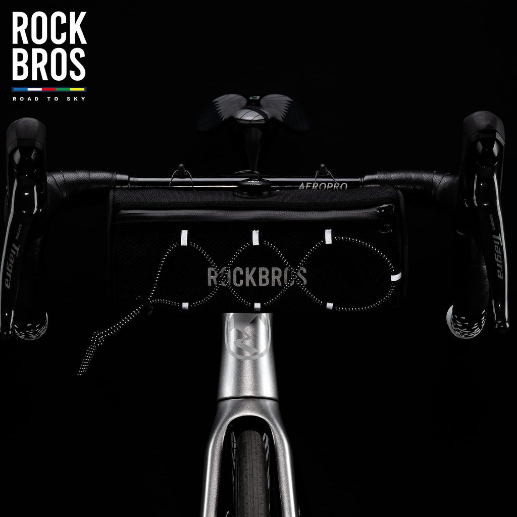 ROCKBROS ROAD TO SKY Bike Handlebar Bag 2L Knob Mount Lightweight