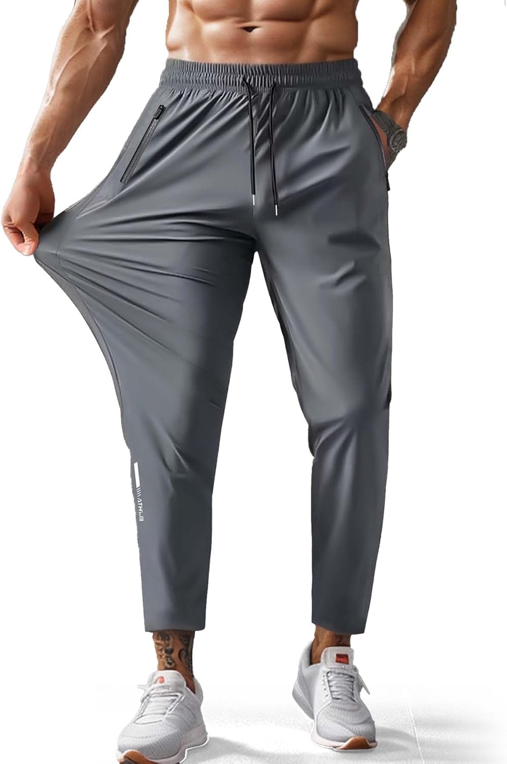 Hidkat Men's Hiking Pants Quick-Dry Lightweight Sweatpants