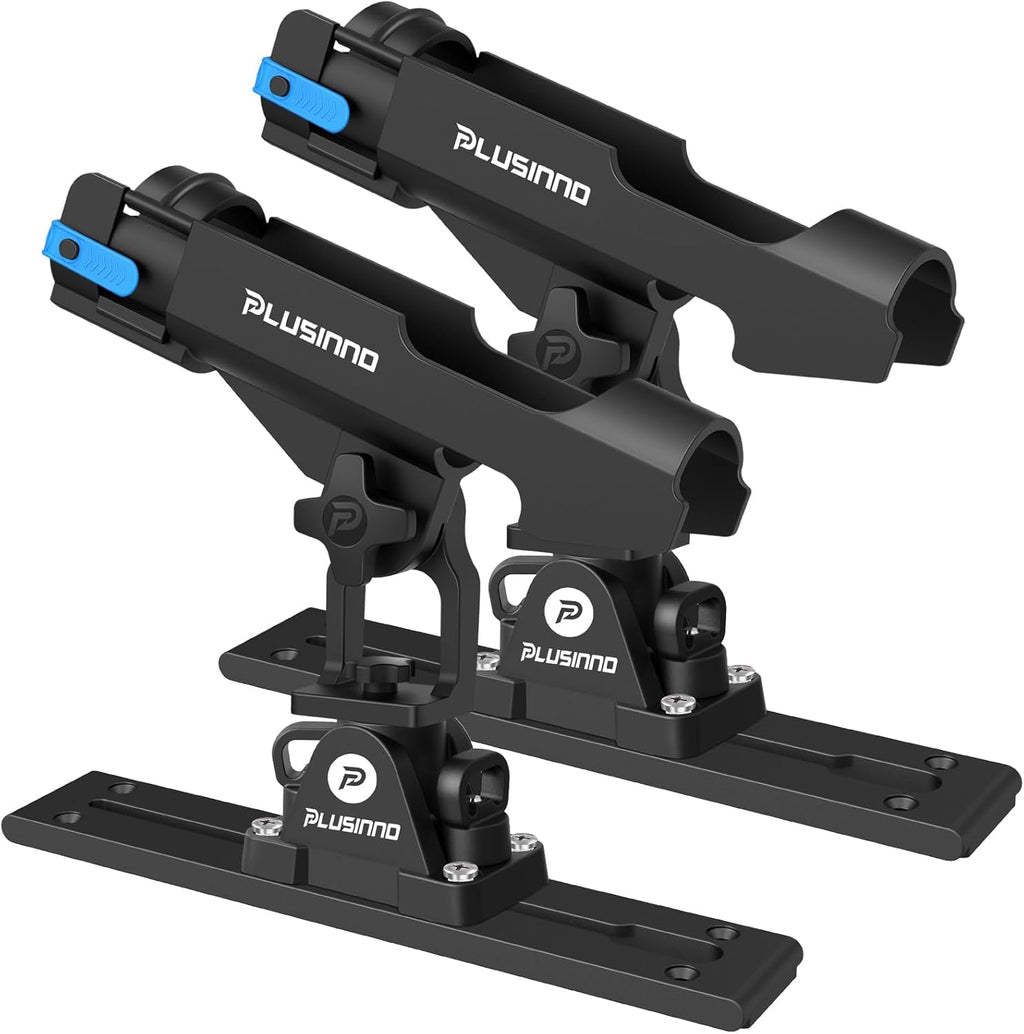 PLUSINNO 2 in 1 Kayak Fishing Rod Holder, Fishing Rod Holders for Boat