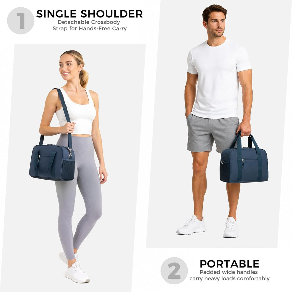 Searock 14-Inch Small Gym Bag for Men & Women, Mini Duffle Bag for Travel