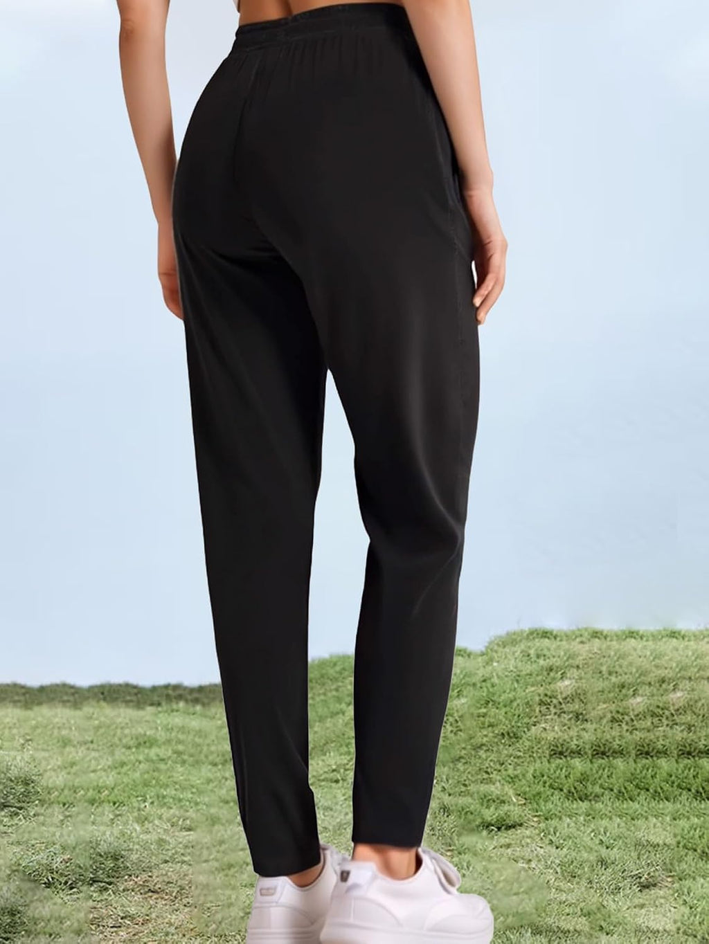 Hidkat Women's Outdoor Hiking Pants Stretchy Running Athletic Pants
