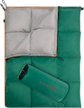 Down Camping Blanket, Lightweight Packable Outdoor Blanket, Warm