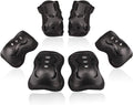 BOSONER Kids/Youth Knee Pad Elbow Pads Guards Protective Gear Set for Roller Skates Cycling BMX Bike Skateboard Inline Skatings Scooter Riding Sports