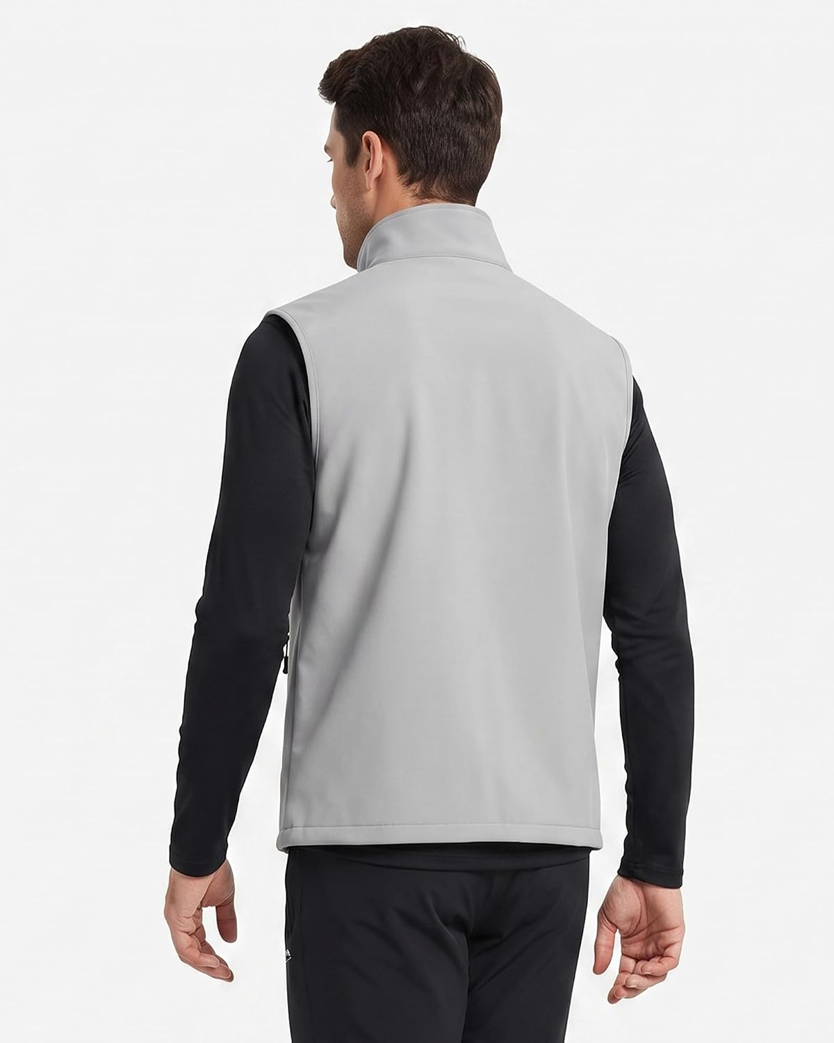 WULFUL Men's Golf Vest Windproof Lightweight Outerwear Sleeveless Jacket