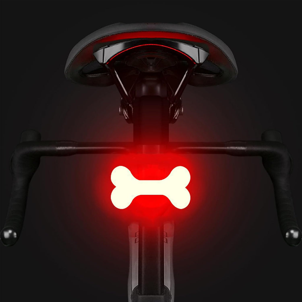 Rechargeable Bike Tail Light LED Bicycle Rear Light Cycling Night Essential Bright Seat Back Safety Lamp 5 Modes Warning Waterproof Flash MTB Light for Men Women Kids