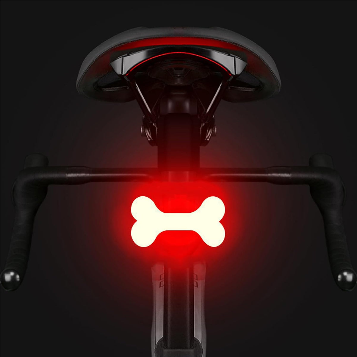 Rechargeable Bike Tail Light LED Bicycle Rear Light Cycling Night Essential Bright Seat Back Safety Lamp 5 Modes Warning Waterproof Flash MTB Light for Men Women Kids