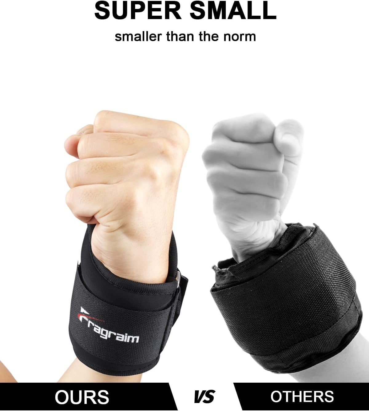Wrist Weights for Women Men with Thumb Loops Lock 1/1.5/2/2.5/3lb x 2 Pairs