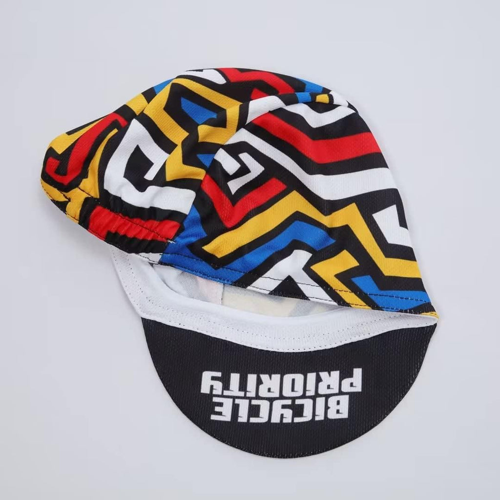 Man's Cycling Cap - Polyester Road Cycling Hat-Under Helmet - Cycling Helmet Liner Breathable&Sweat Uptake