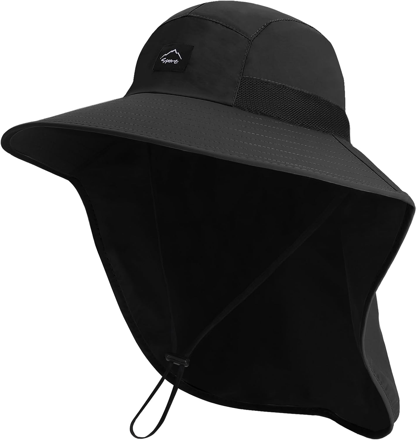 Rosoz Outdoor Sun Hat for Men Women, UPF 50+Fishing Hat with Neck Flap