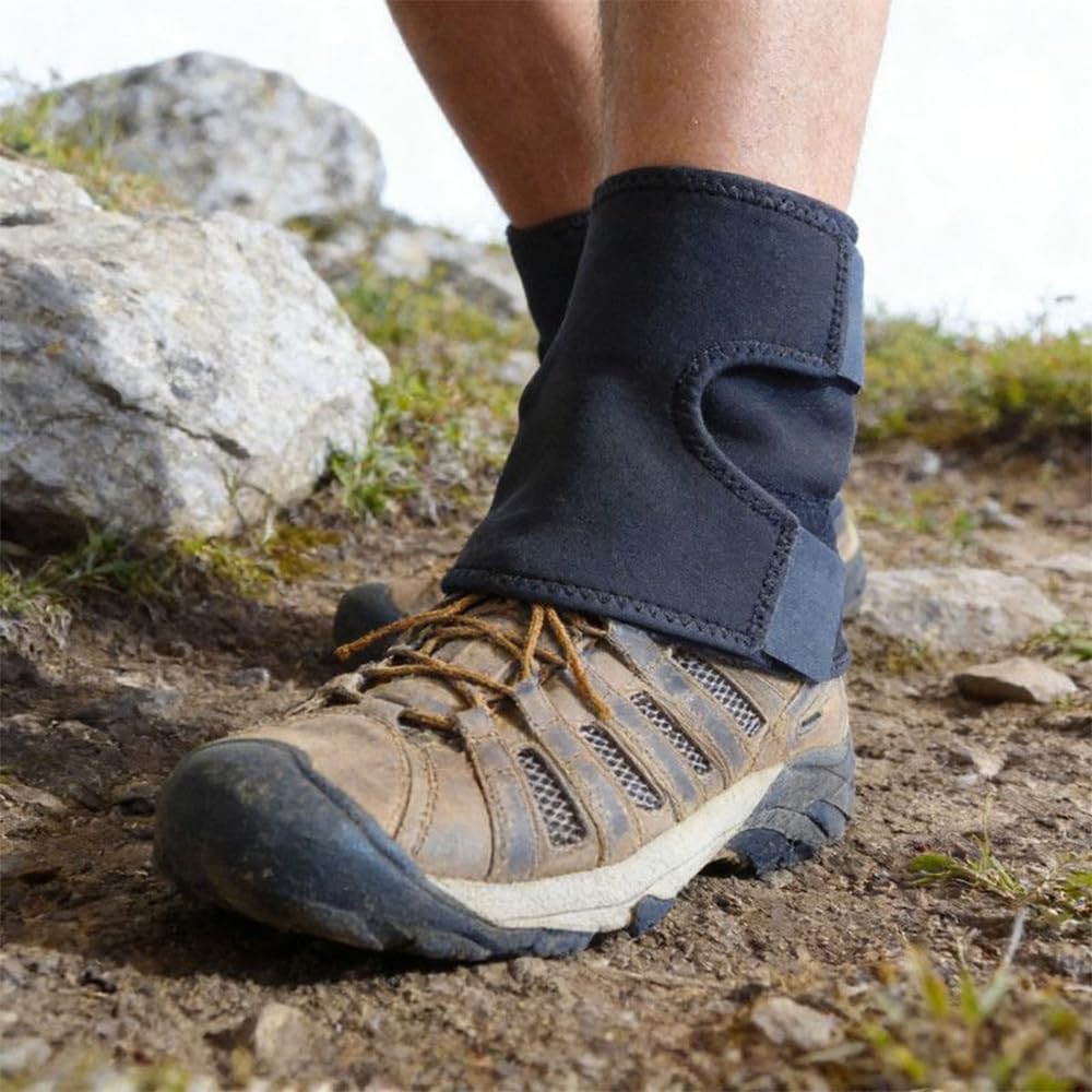 Adjustable Leg Gaiters, Waterproof Snow Boot Warmer Shoes Covers, Lightweight Comfortable Leg Protection for Outdoor Yard Work Hiking Mountain Climbing Hunting Skiing
