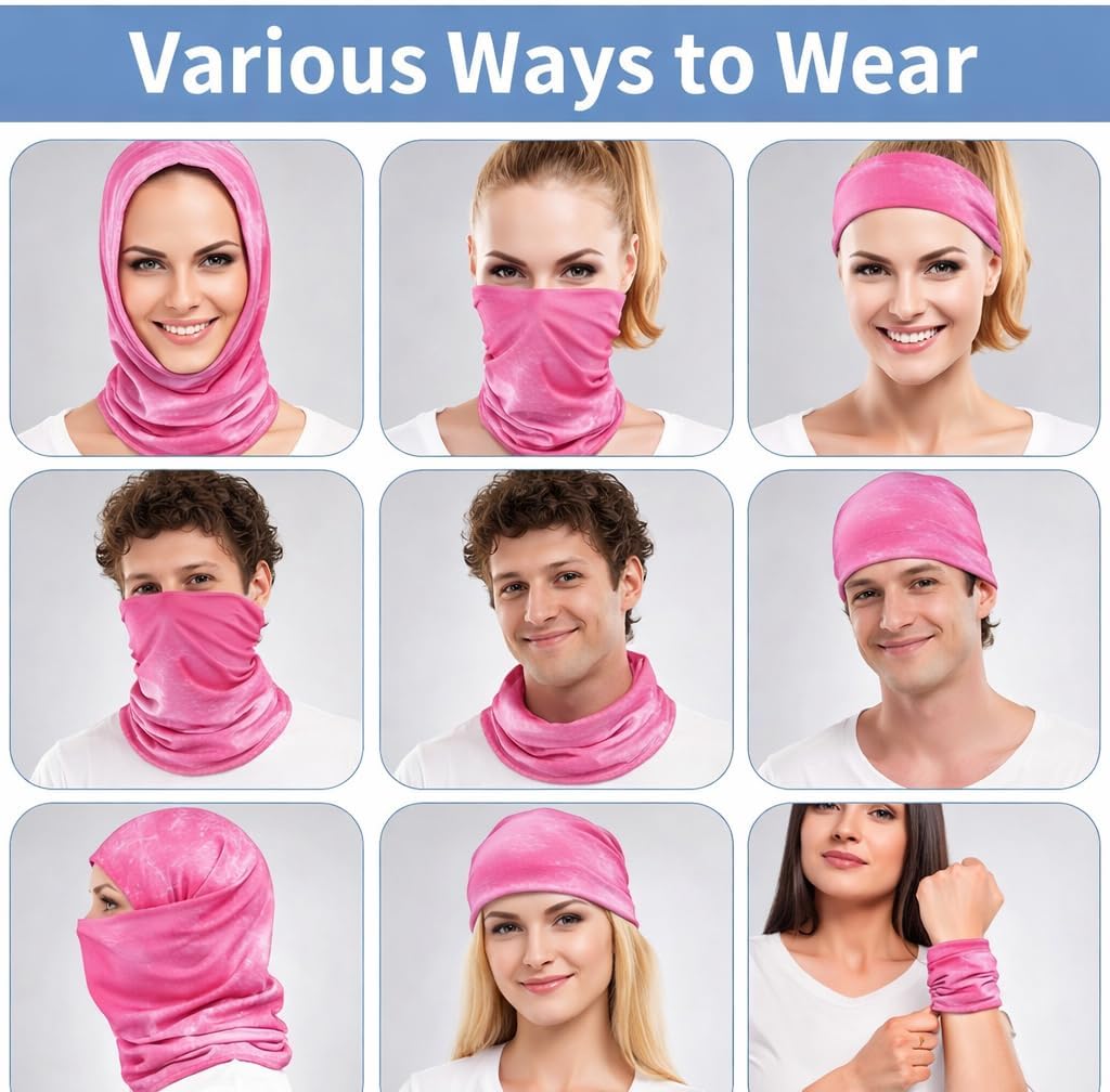 Cooling Neck Gaiter, UPF 50+ UV Protection Face Cover