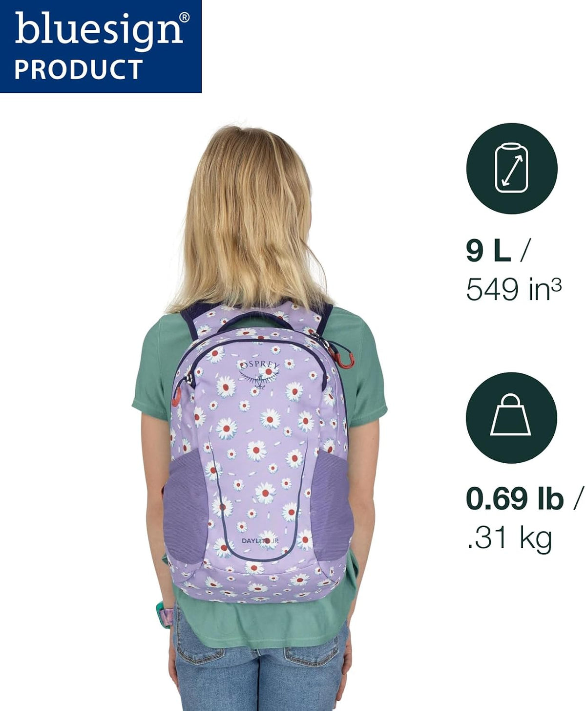 Osprey Daylite Jr. Kids' Commuter Backpack, Yellow OS