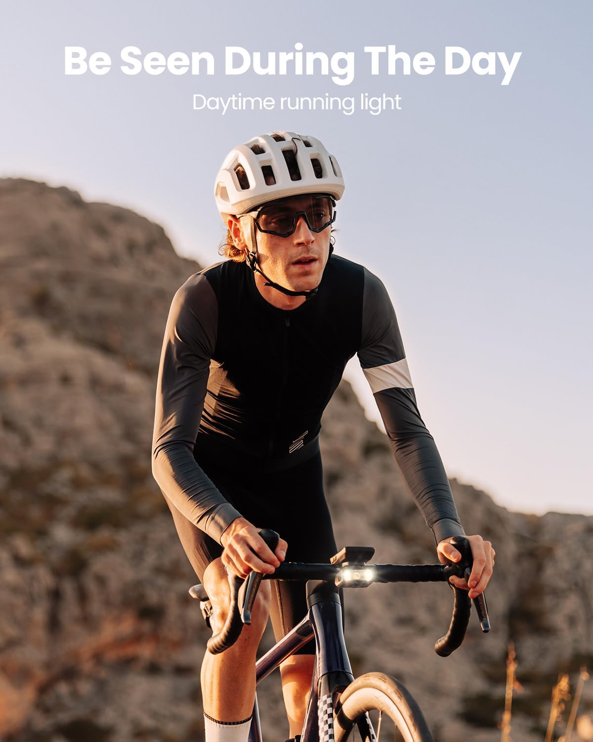 Magicshine Hori 900 Compatible with Garmin/Wahoo Bike Computer Dual Mounted Bike Light 900 Lumens Super Bright Independent DRL Fast USB-C Charging IPX6 Waterproof Rating Bicycle Headlight