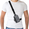 Peicees Small Crossbody Bag for Men Women Mini Sling Bag Travel Running Phone Daypack Cross Body Shoulder Bags with Keyholder