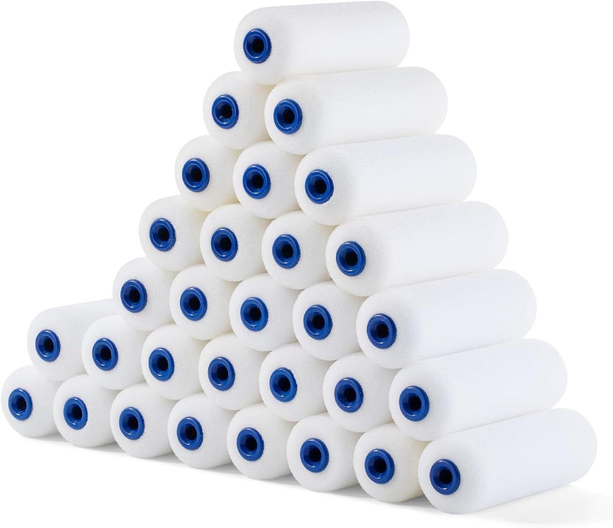 Bates- Foam Paint Roller Covers, 4 Inch, 30 Pack, Bulk High Density