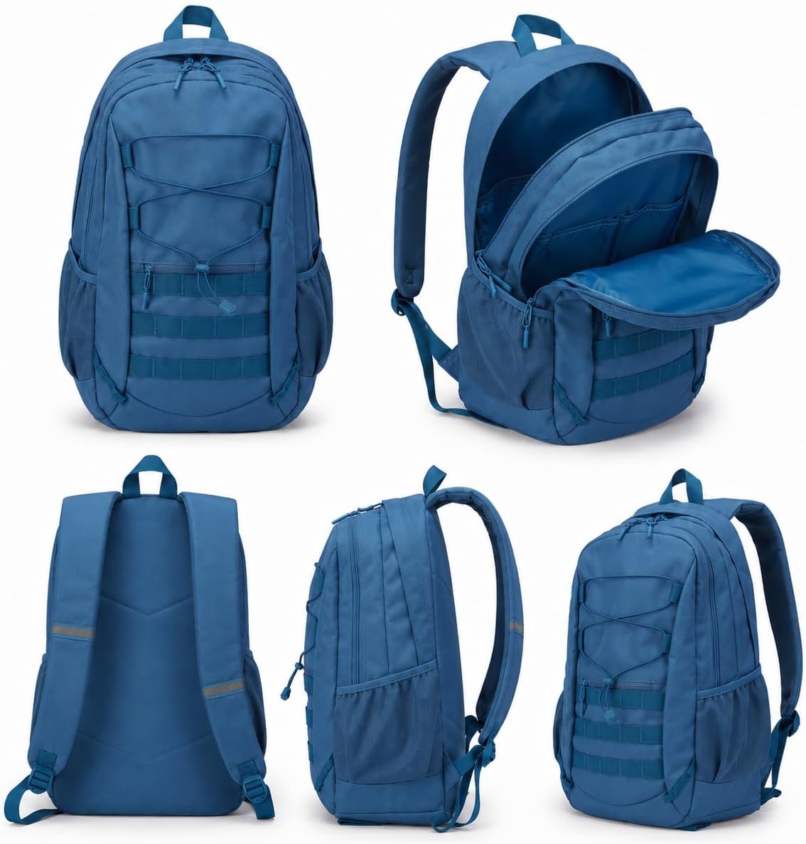 Hiking Travel Backpacks Men and Women, Lightweight Waterproof Laptop Backpack Outdoor Camping Backpack Hiking Daypack for Travel, Trekking, Work 26L (Blue)