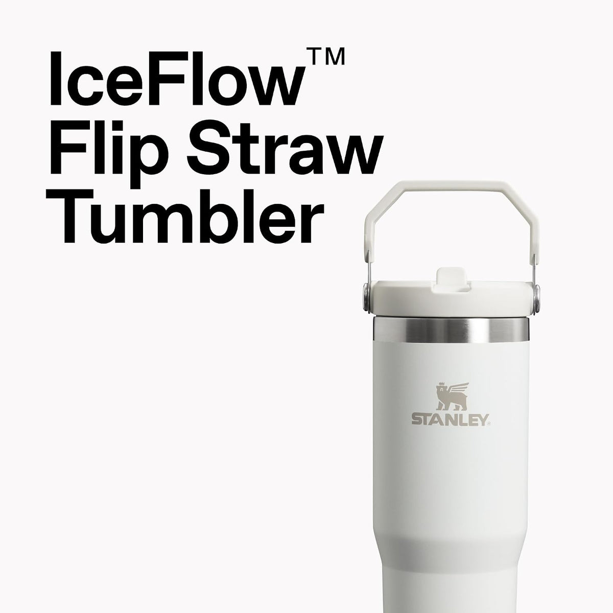 STANLEY IceFlow 2.0 Flip Straw Tumbler, 30 oz, Ash
