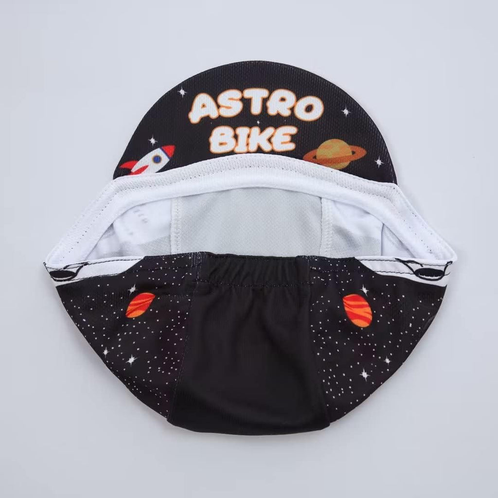 Funny Cycling Cap - Polyester Cartoon Cycling Hat-Under Helmet - Cycling Helmet Liner Breathable&Sweat Uptake