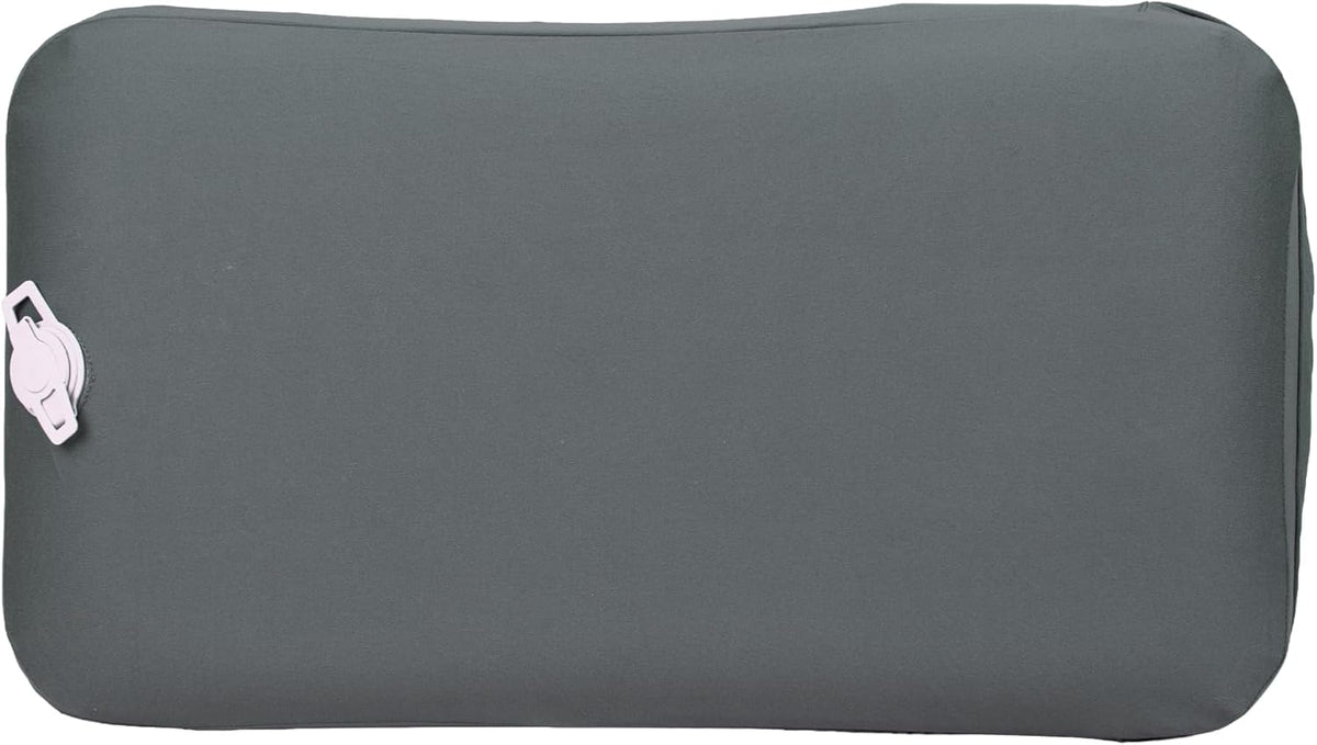 Puff Premium Inflatable Pillow | Perfect for Camping or Travel | Includes a Machine Washable Cover for Extra Comfort | Slate