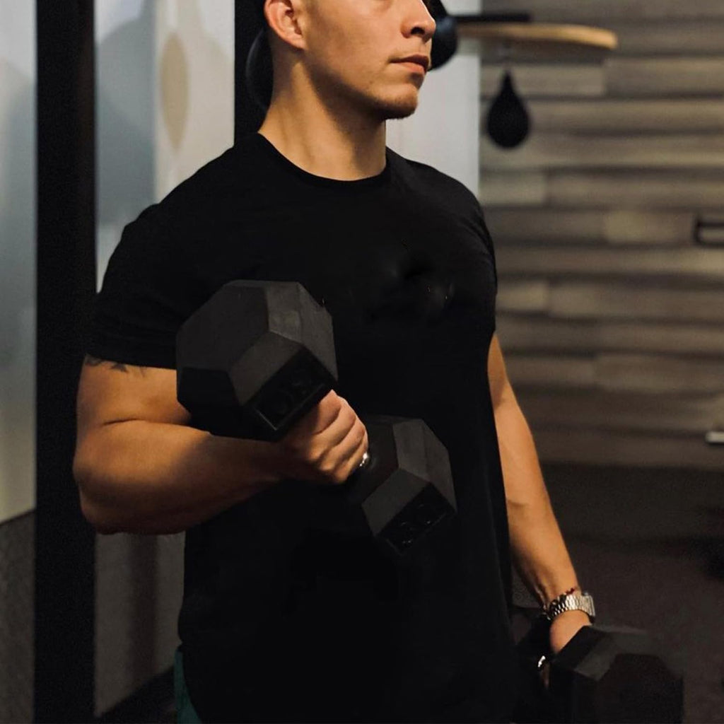 Men's 3pack Dry Fit Workout Gym T Shirts Short Sleeve Moisture Wicking Tops
