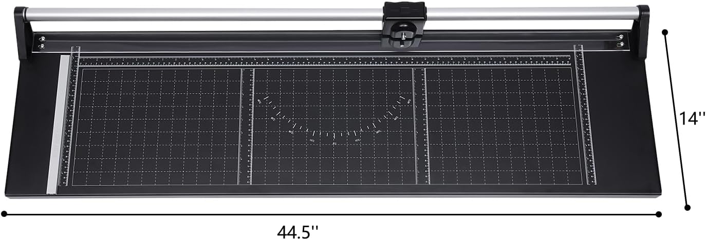 Precision Manual Rotary Paper Trimmer 36 inch Sharp Photo Paper Rolling Cutter Heavy Duty